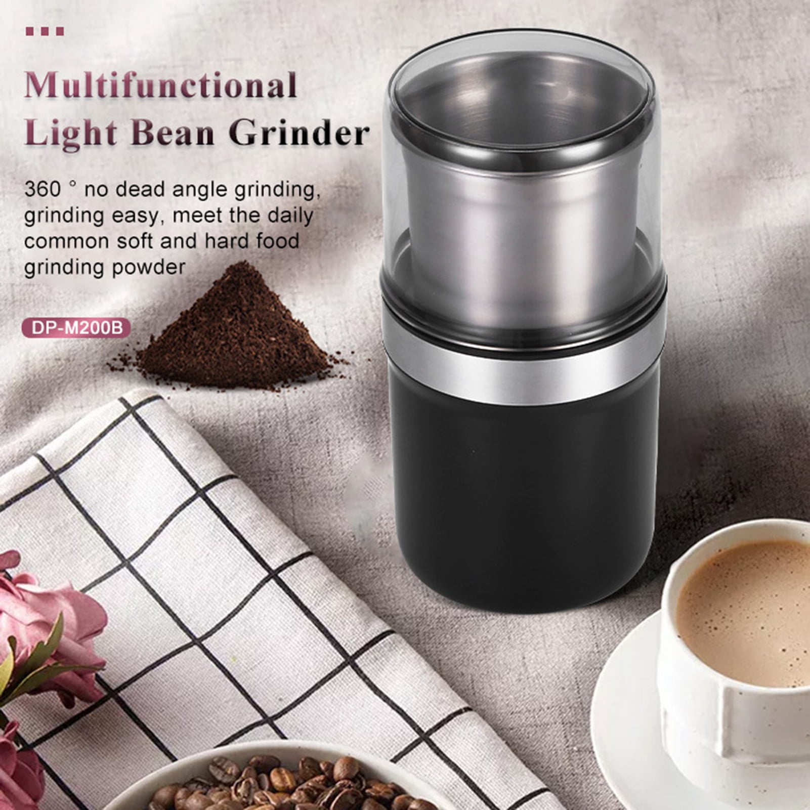 Duixinghas Coffee Bean Grinder Electric Herb Grinder with Sharp Blades