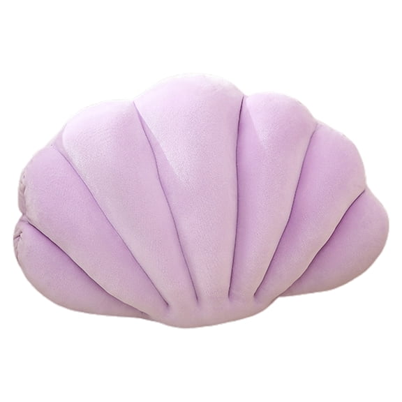 Duixinghas Cozy Soft Textured Pillow Shell-shaped Stuffed Pillow Cushion Super Soft Wear Resistant Vibrant Color Seashell Bed Sofa Cushion Home Decoration