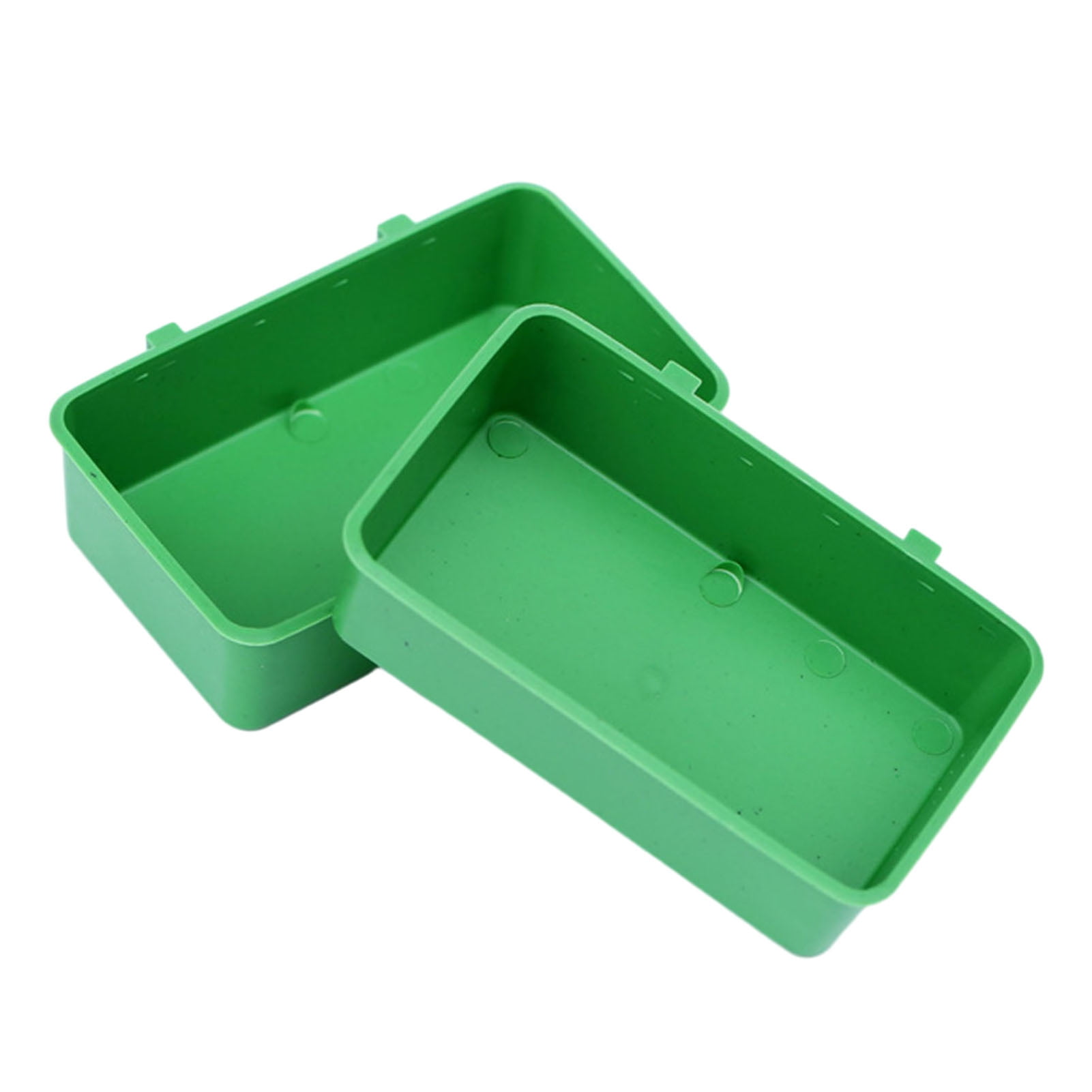 Duixinghas Easy to Clean Bird Cage Feeder 2pcs Bird Food Box Splash