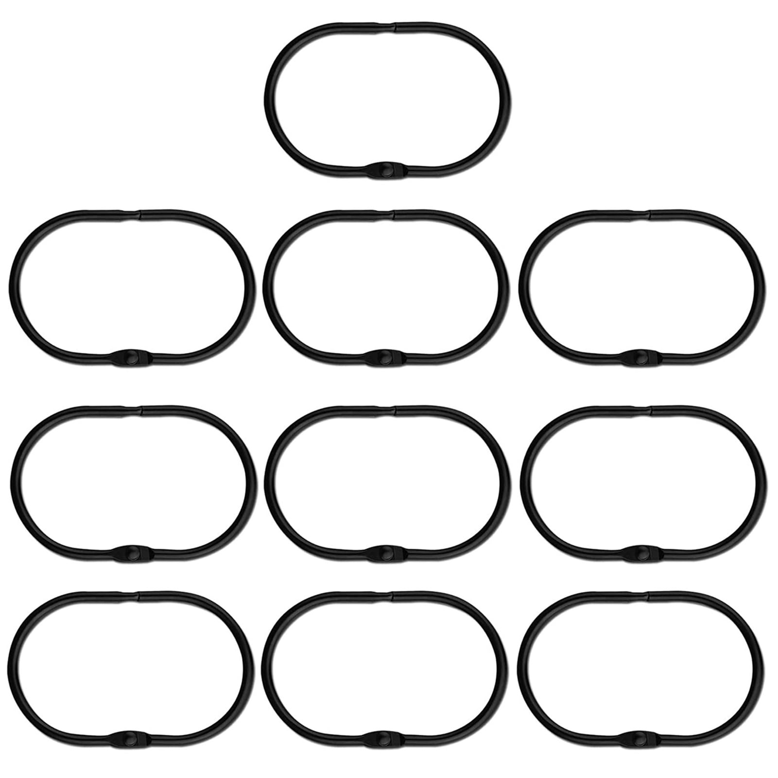 Duixinghas High-quality Metal Curtain Rings Bathroom Shower Curtain ...