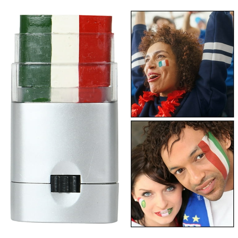 Duixinghas Patriotic Red White Blue Stick Face Paint Safe 