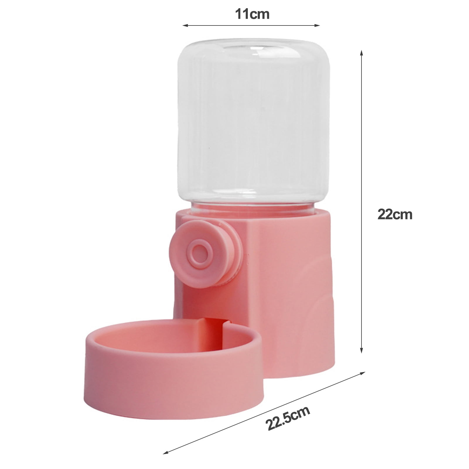 Duixinghas Removable Parts Pet Feeder Spacesaving Cagemounted Pet Feeder with Removable Parts