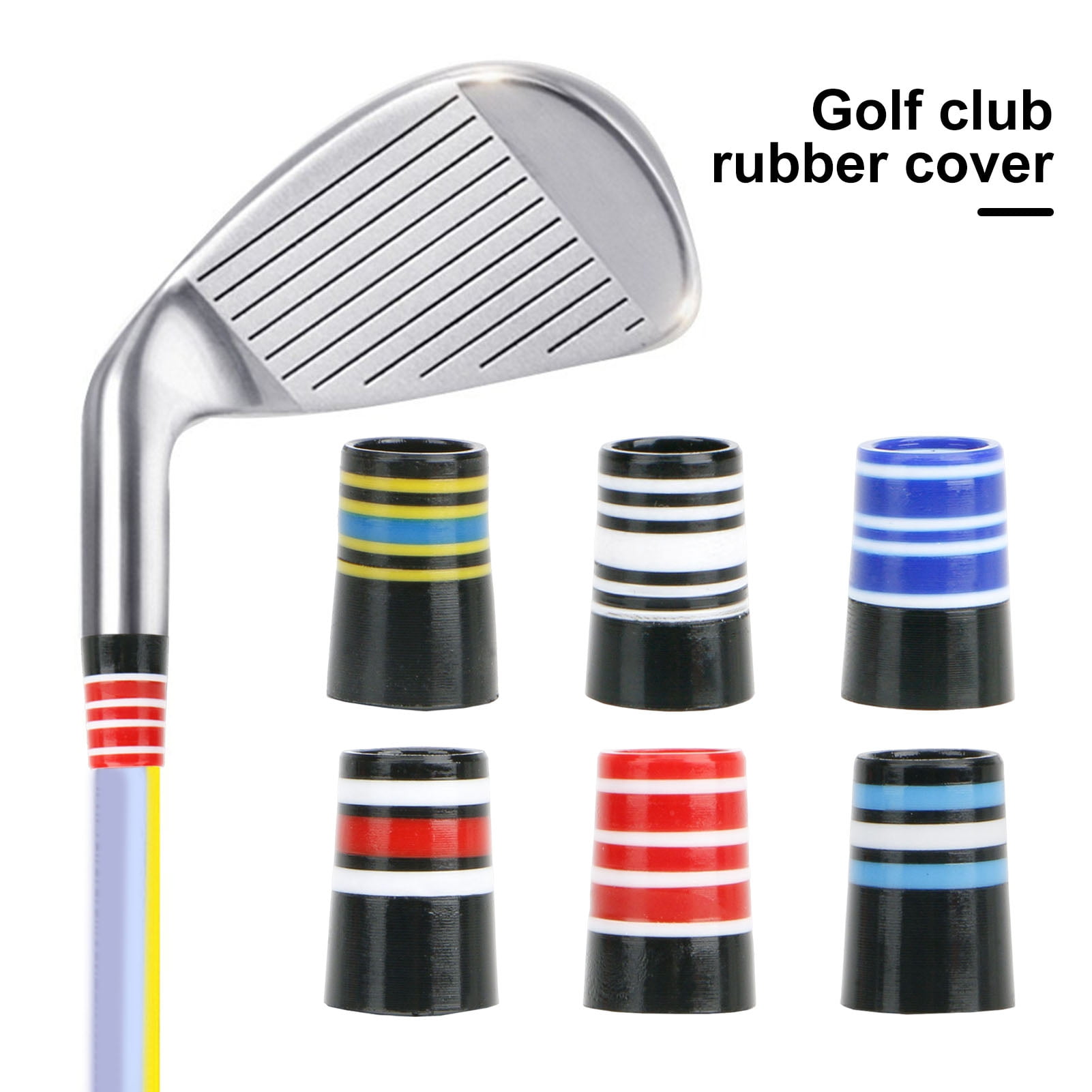 Dujiujun 5Pcs Golf Ferrules MultiRings Golf Club Sleeves for Taper Tip
