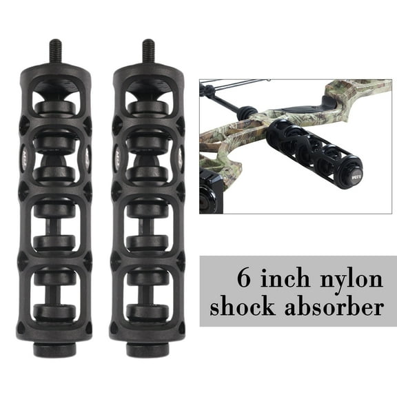 Dujiujun Archery Compound Bow Stabilizer Shock Absorber Bow Riser for Hunting Vibration Dampening Archery Sports Targeting Silencers Stabilizer