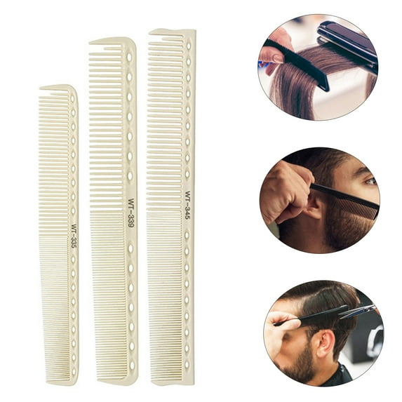 Dujiujun Barber Comb Anti-static Non-slip Comofortable Fashion Hairstyle Design Tool Hairdressing Comb with Scale for Hair Salon