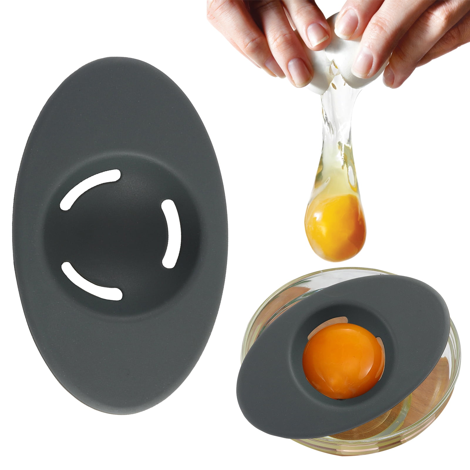 Dujiujun Egg White Separator Tool Silicone Egg Yolk Separator Easyto