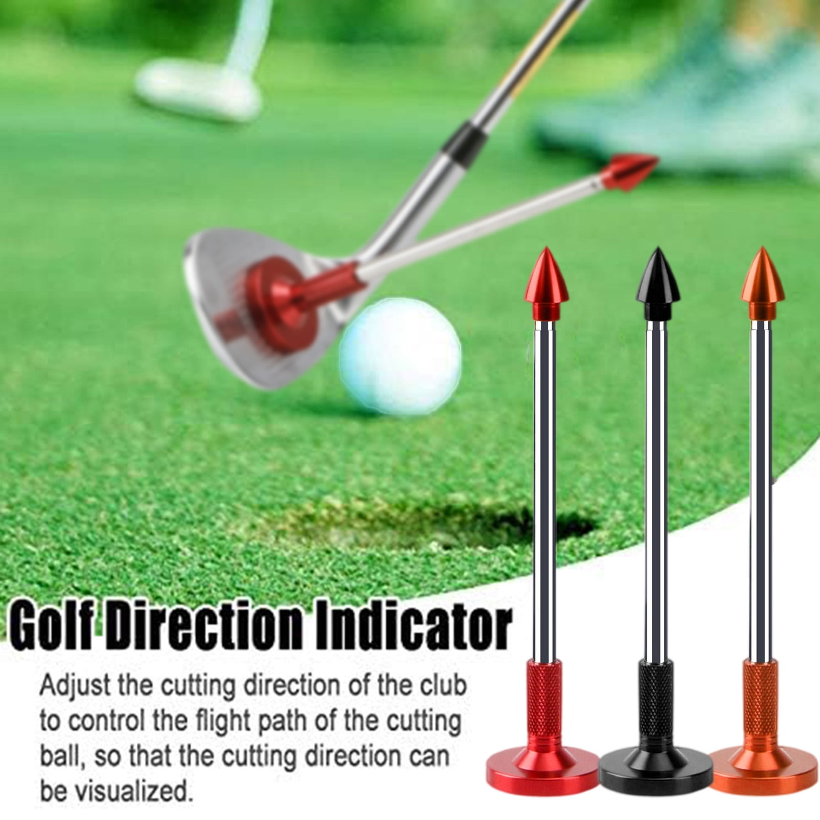 Dujiujun Golf Alignment Rod 3 Section Retractable Swing Training Aid ...