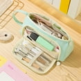 thumbnail image 1 of Dujiujun Large Capacity Pencil Case Multi-compartment Zipper Closure Classic Design Multifunctional Pencil Pouch Pen Makeup Brush Organizer, 1 of 8