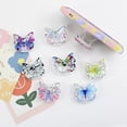 thumbnail image 1 of Dujiujun Mobile Phone Finger Holder Anti-fall Foldable Portable Butterfly Quicksand Phone Expanding Stand Grip Tok for Watching TV, 1 of 8