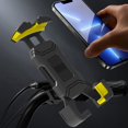 thumbnail image 1 of Dujiujun Motorcycle Bike Phone Mount with Vibration Dampener One-Hand Operation Motorcycle Bike Mobile Phone Mount Holder, 1 of 8
