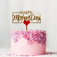 thumbnail image 1 of Dujiujun Multifunctional Cake Topper Burrs-free Acrylic Rose Flower Heart Mother's Day Cupcake Pick Party Supplies, 1 of 8