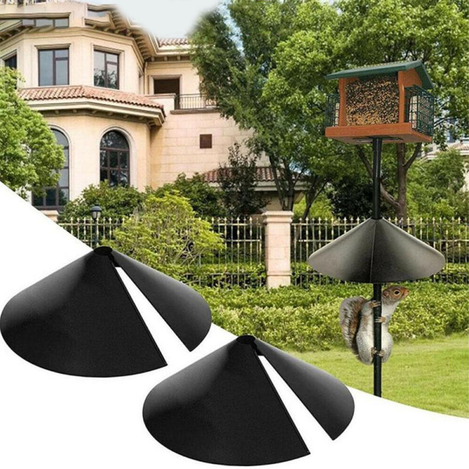 Dujiujun Outdoor Squirrel Baffle Bird House Guard Rustproof Corrosion
