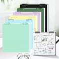 Dujiujun Square Loose Leaf Notebook Detachable Work Journal Spiral ...