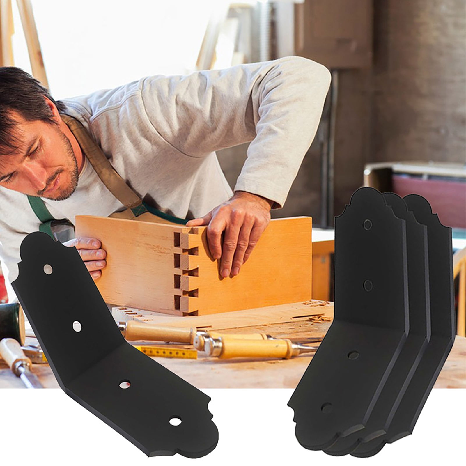 Dujiujun Table Top Fasteners Adjustable Corner Brackets with Screws