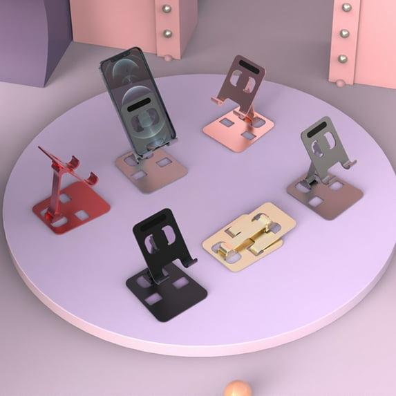 Dujiujun Tablet Stand Height Adjustable Free Angle Adjustment Stable Support Foldable Non-slip Strong Carrying Capacity Lazy Phone Bracket Mobile Phone Accessories