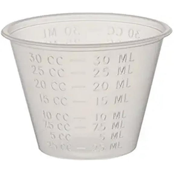 Dukal 9007-M 1 oz Medicine Cup, Translucent