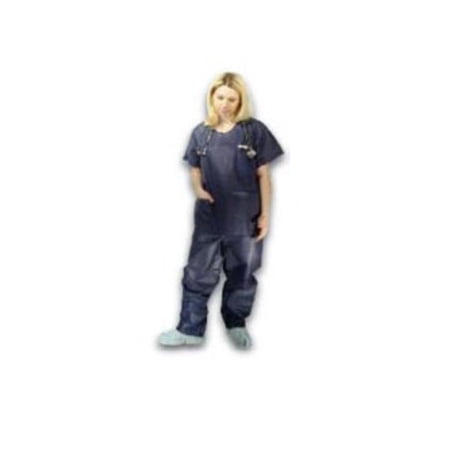Dukal 533958-CS Scrub Shirt, Dark Blue - Medium - Pack of 50