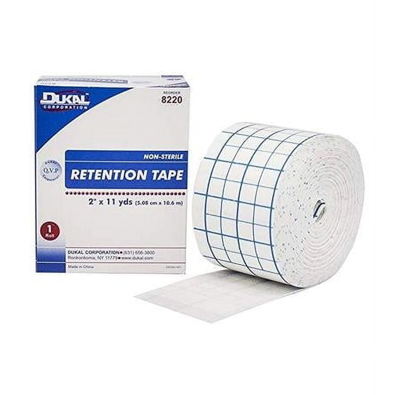 Dukal 8220 2 in. x 11 yards Retention Pre Cut Tape