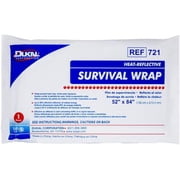 Dukal Emergency Survival Blanket Mylar Wrap - 1 Pack