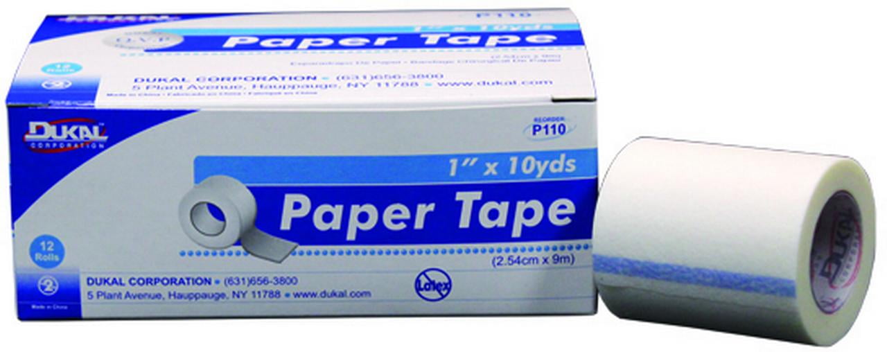 Dukal Paper Tape, 2"x10yd, Non-Sterile, 6rl/bx 12bx/cs (pack Of 12)