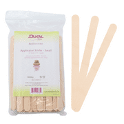 Dukal Reflections Wax Applicator Sticks, Small 3/8" x 4.5", 100 Count - 1 Pack