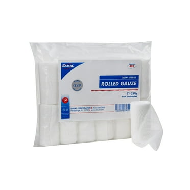 Dukal White Conforming Bandage NonSterile 3" x 5 Yd 403 96 per Case