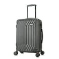 thumbnail image 1 of Dukap 20” Unisex Hardside Spinner Luggage, Black, 1 of 11