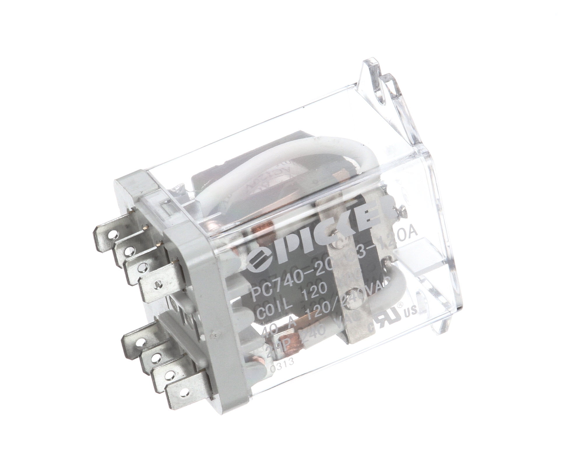 RS PRO Plug Power Relay, 230V Ac Coil, 10A Switchg Current, DPDT
