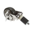 thumbnail image 1 of Duke 165942 Caster, Swivel with Brake, Stainless Steel, 1 of 4