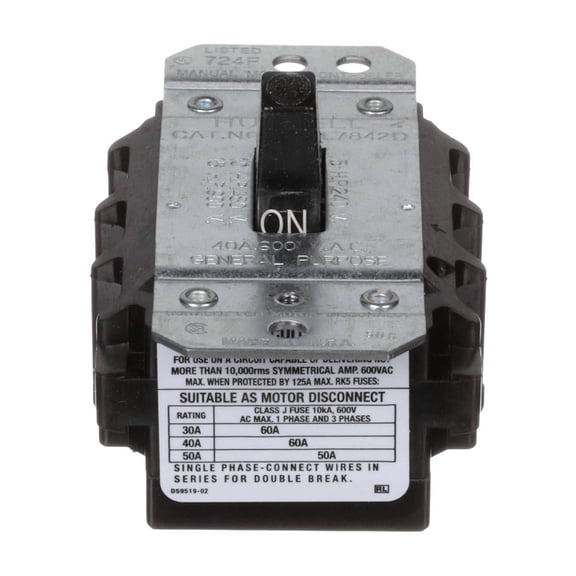 Duke Switch,40Amp Motor Cont Hubbel#Hbl7842 212001 - Genuine OEM Replacement Part