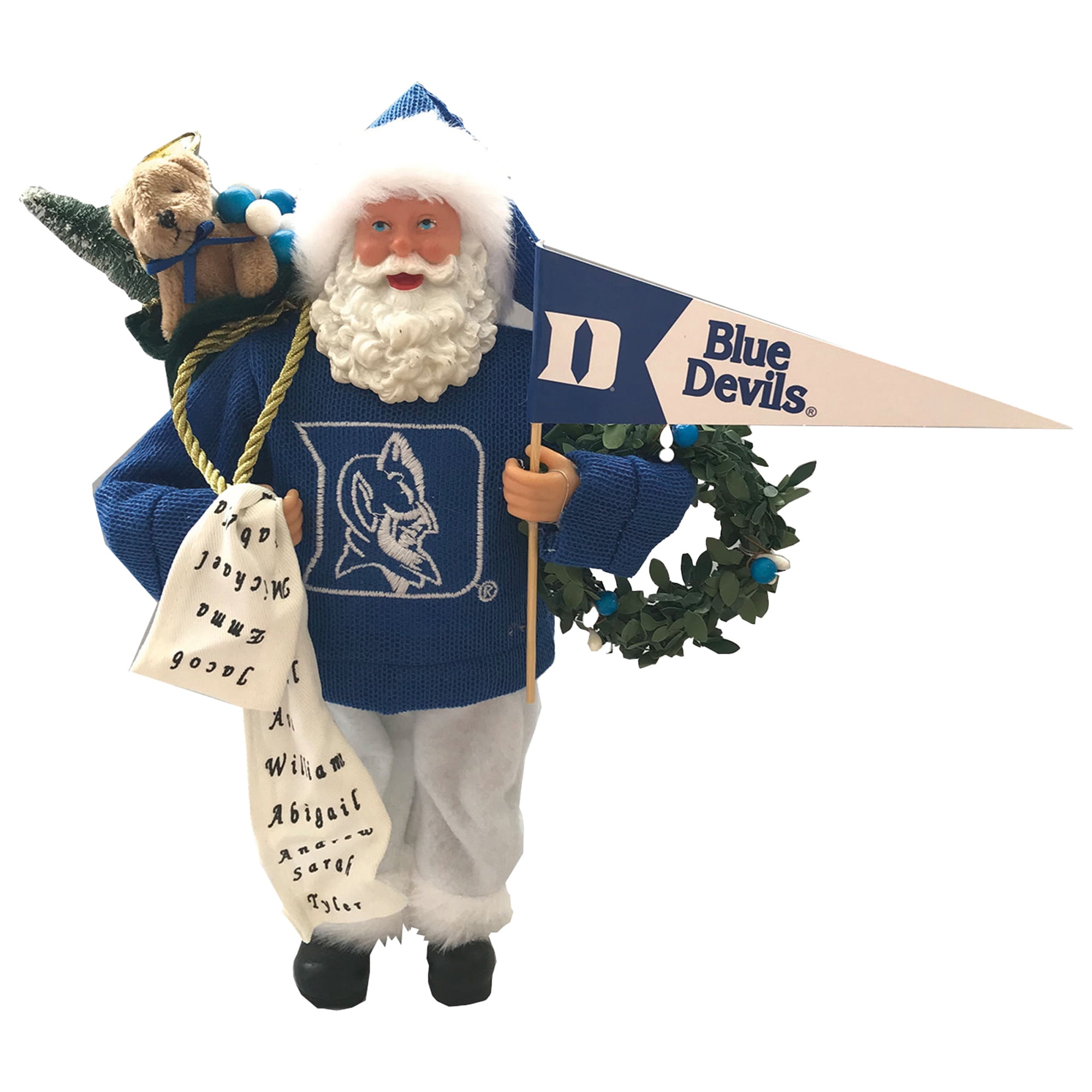 Duke Blue Devils 12" Proud Santa - Walmart.com
