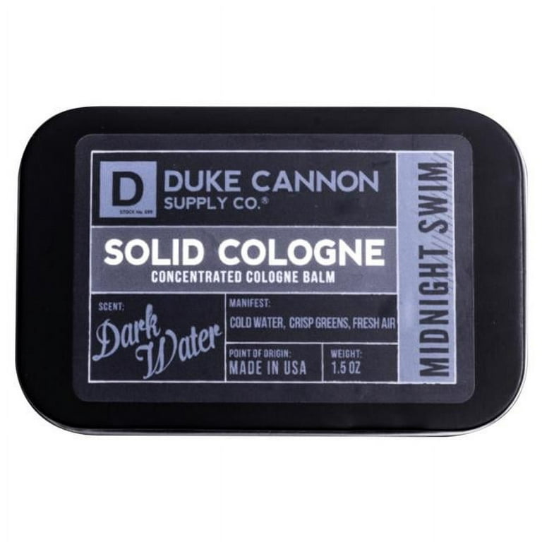 Duke Cannon 6010650 1.5 oz Midnight Swim Cologne Walmart