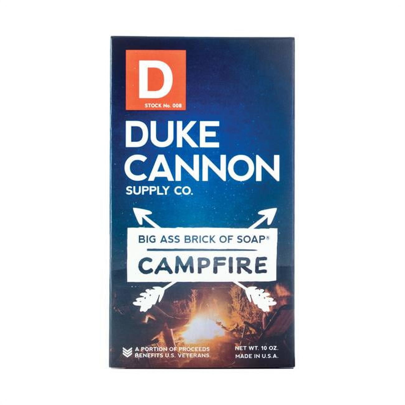 Duke Cannon 9007437 10 oz Campfire Scent Bar Soap