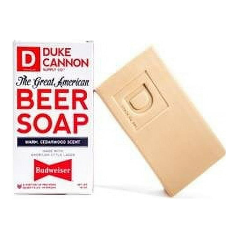 Duke Cannon Supply Co. Beer Soap, Warm, Cedarwood Scent - 10 oz