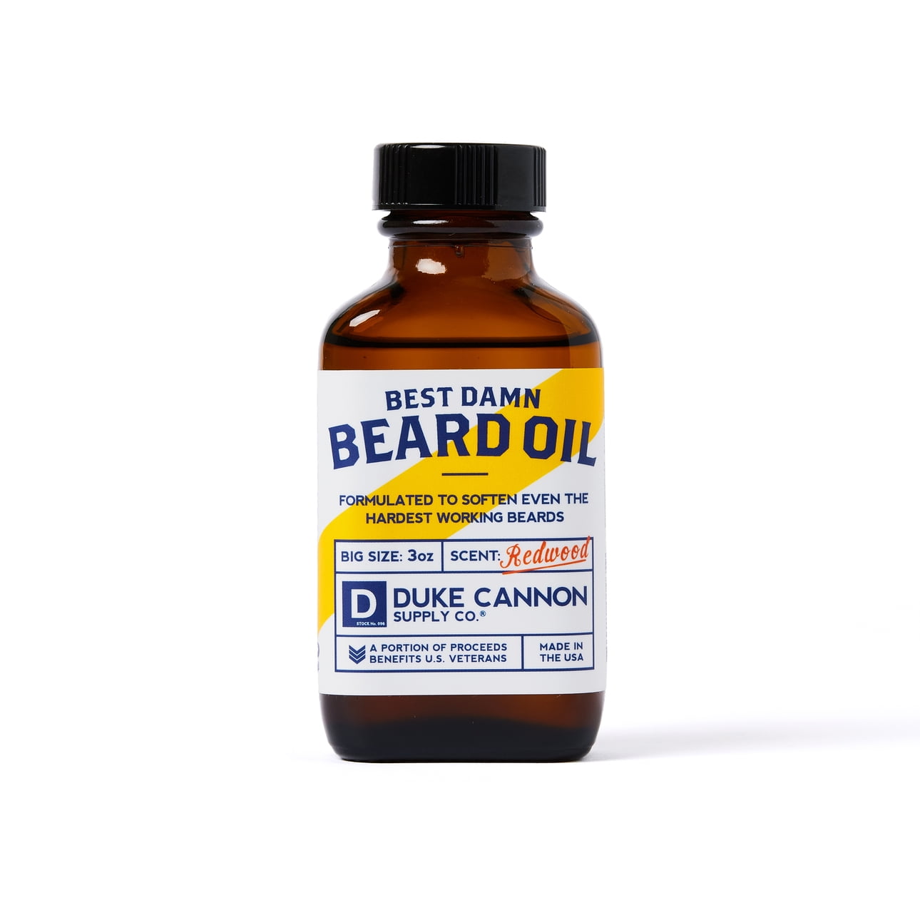 Duke Cannon Supply Co. Redwood Best Damn Beard Oil 3 fl oz
