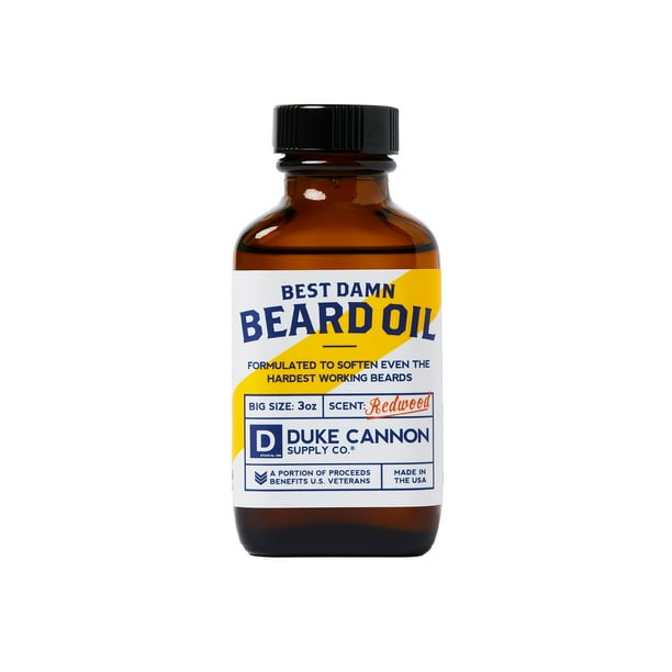 Duke Cannon Best Damn Beard Oil Premium Natural Oil Blend with