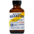 Duke Cannon Best Damn Beard Oil Premium Natural Oil Blend with Redwood Scent, 3 fl. oz, 1