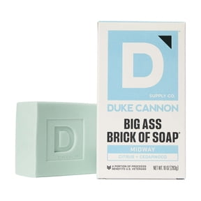Duke Cannon Big Ass Brick of Soap® for Men, Midway, 10 oz Bar Soap