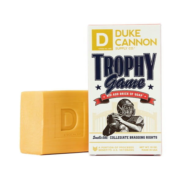Duke Cannon Big Ass Brick of Soap Trophy Game Smoked Leather