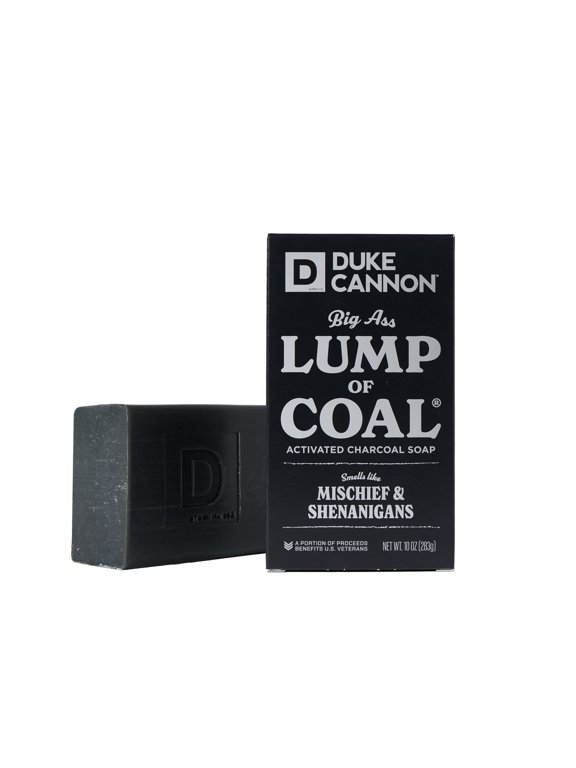Big Ass Lump of Coal Soap for Men, Holiday Bergamot and Black Pepper, 10 oz Bar Soap