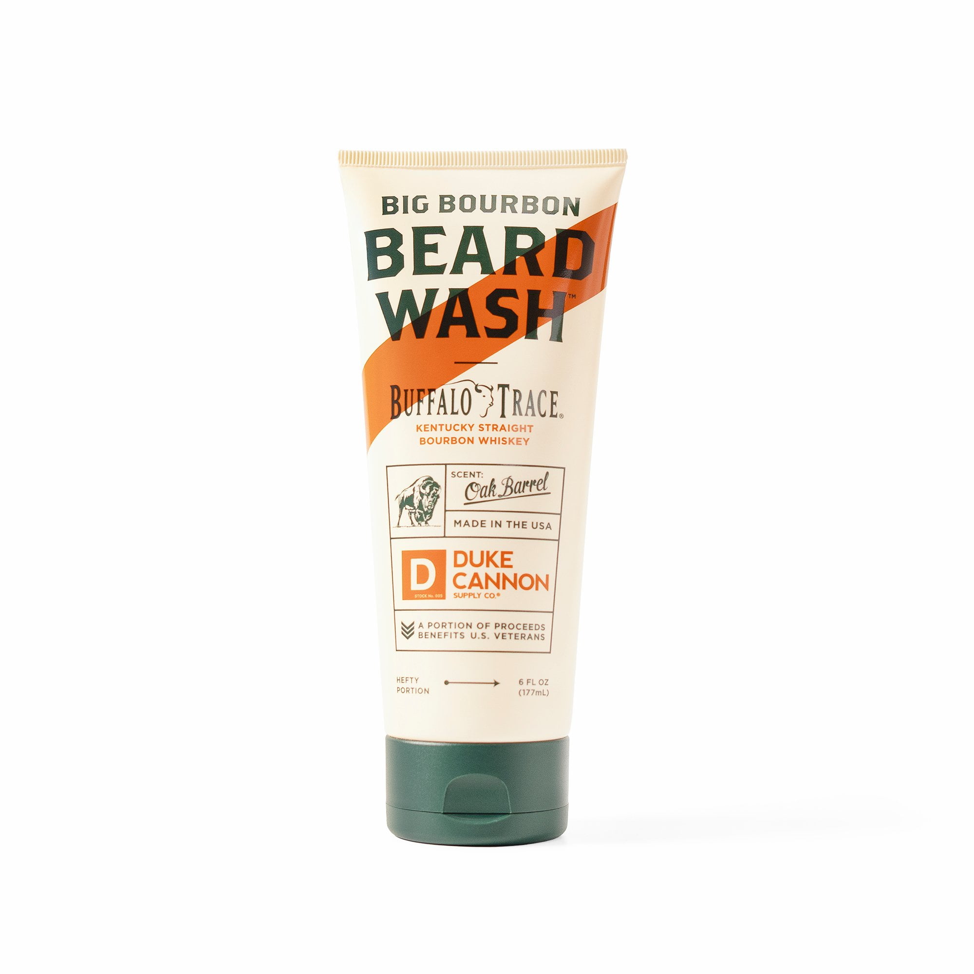 Duke Cannon Big Bourbon Beard Wash - Oak Barrel - 6 oz (Packaging May Vary)