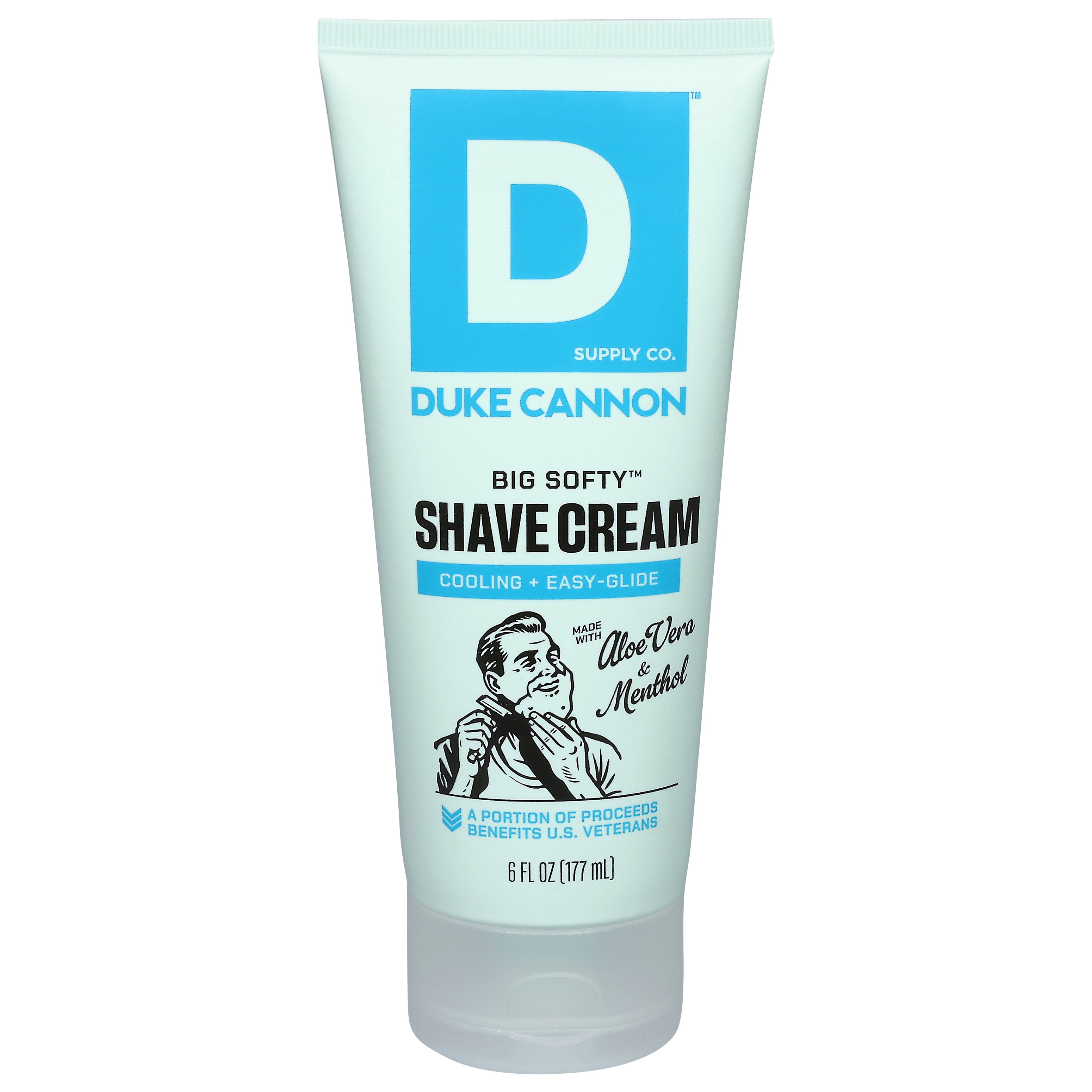 Duke Cannon Supply Co. Big Softy Shaving Cream for Men, 6 fl oz