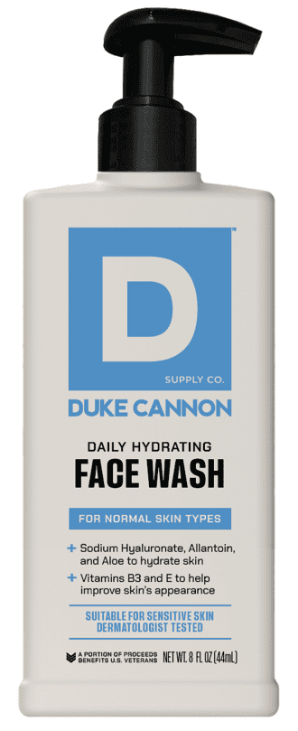 Duke Cannon Supply Co. Daily Hydrating Face Wash for Men, 8 fl oz