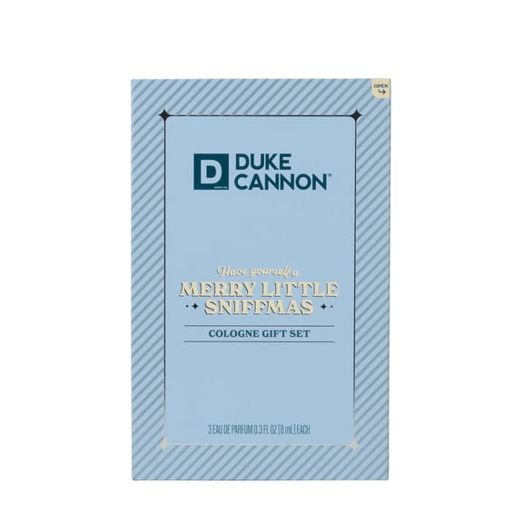 Duke Cannon Merry Little Sniffmas Gift Set, Travel Size Cologne, 3 Pieces