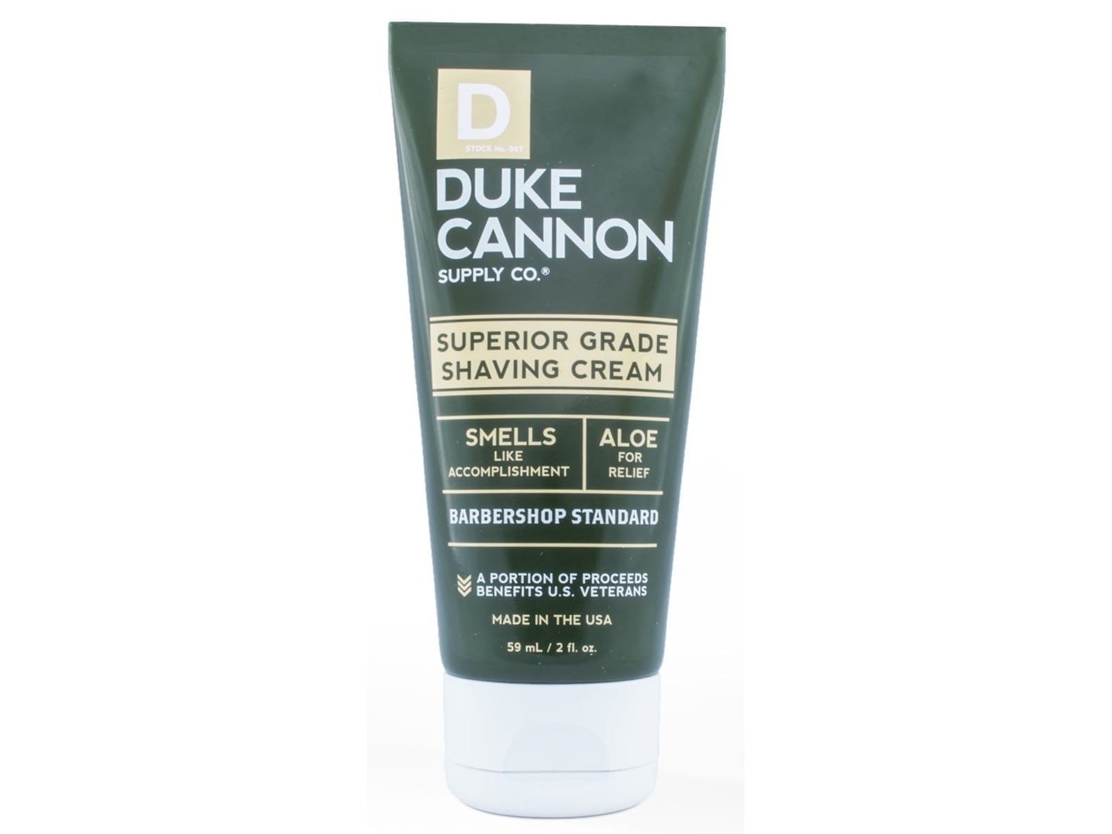 Duke Cannon Superior Grade - Shaving cream - male - tube - 2 fl.oz - moisturizer