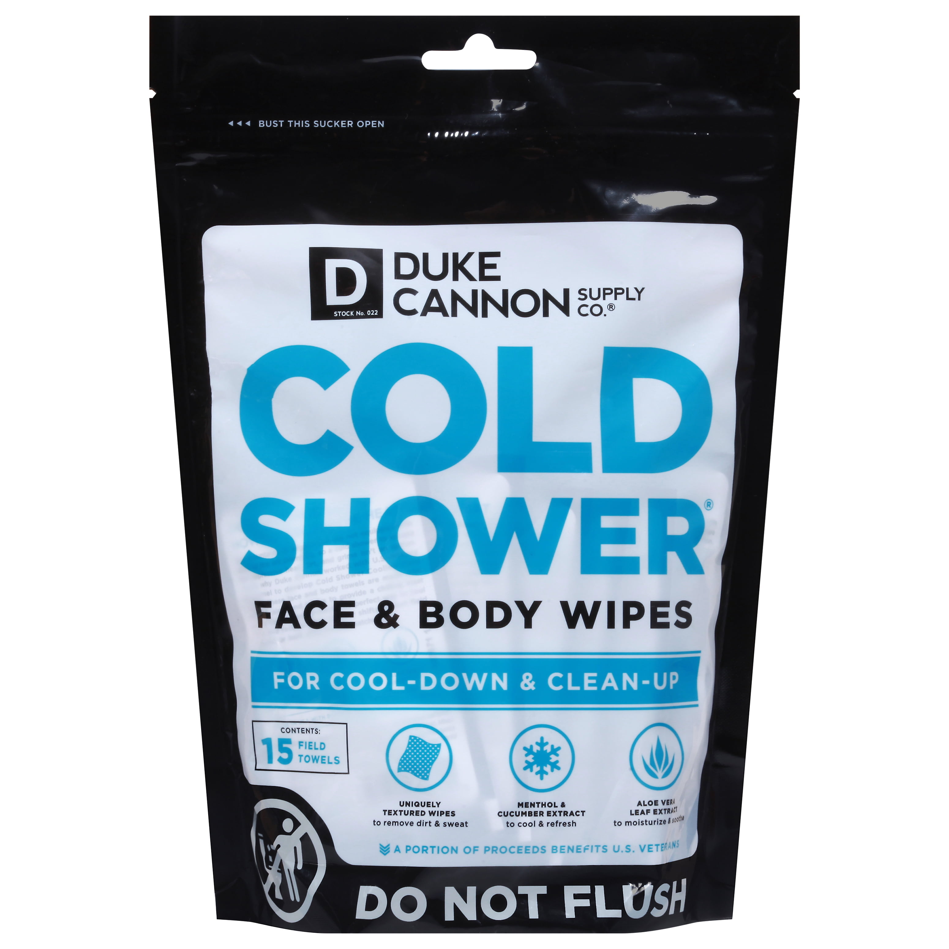 Duke Cannon Supply Co. Handsome Man Travel Kit - Skin Care Travel Kit with Cold  Shower Field Towels and Reusable Clear Zipper Bag in the Skin Care  department at