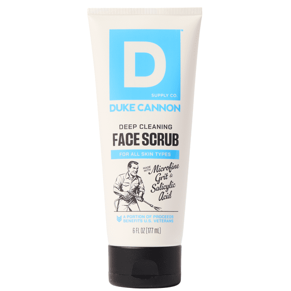 Duke Cannon Deep Cleaning Facial Scrub, 6oz