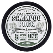Duke Cannon Shampoo Puck Solid Shampoo Field Mint, 4.5 oz. 1 PACK