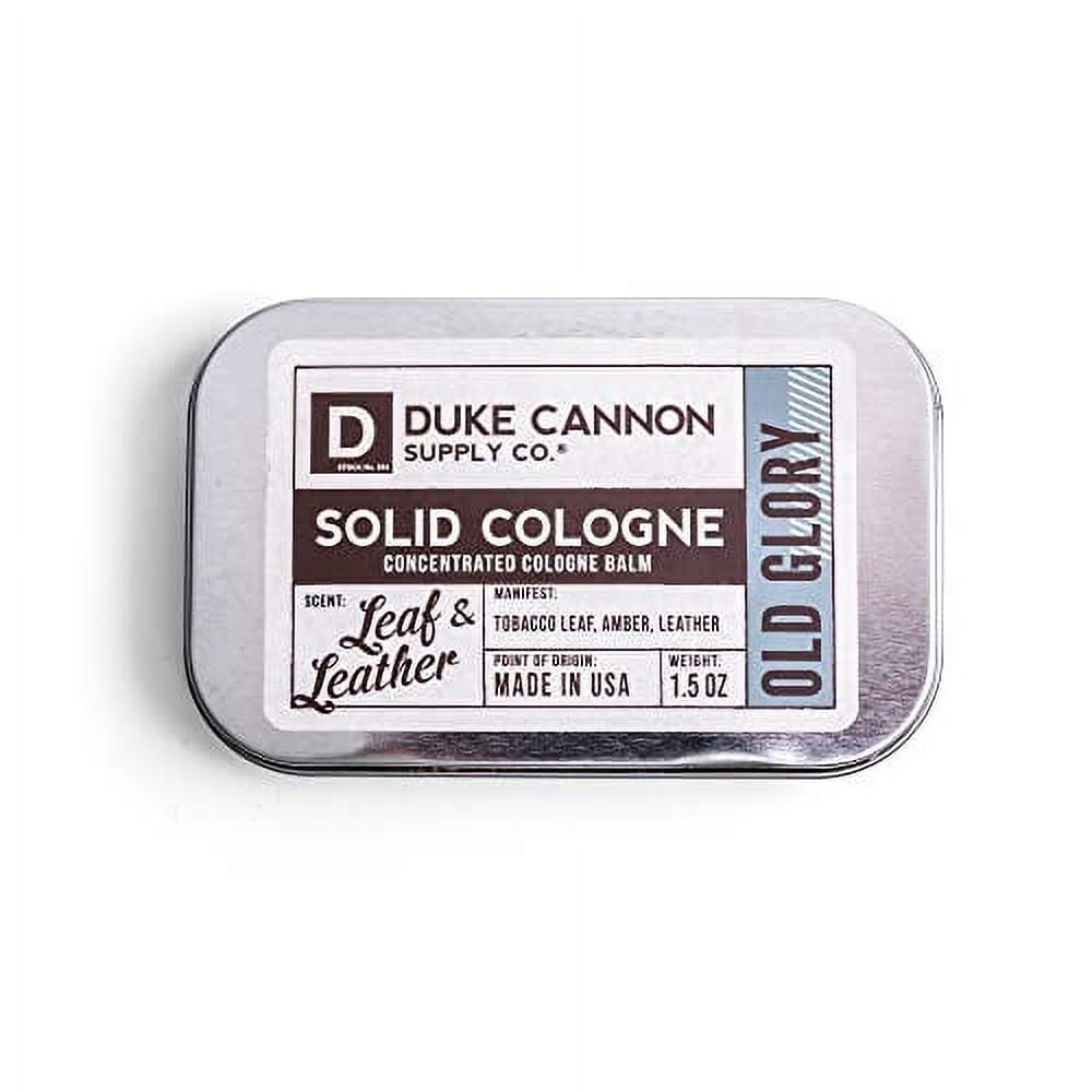 Duke Cannon Supply Co. Men's Solid Cologne, 1.5oz. - Old Glory (Leaf & Leather Scent)