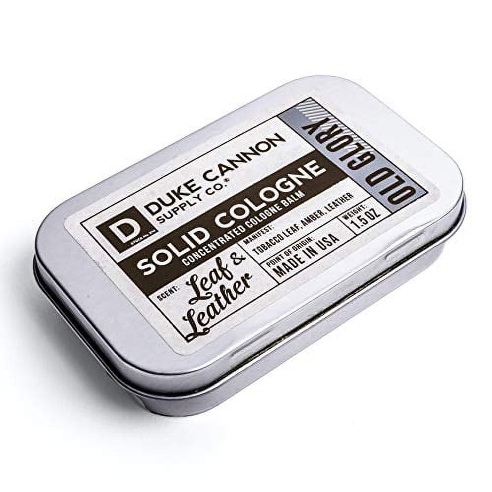 Duke Cannon Supply Co. Men's Solid Cologne, 1.5oz. - Old Glory (Leaf & Leather Scent)